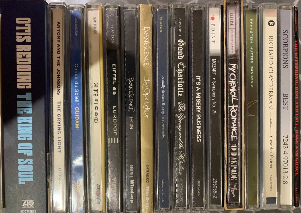 Conjunto de CDs de música