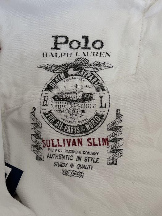 White jeans Ralph Lauren RXL / білі джинси straight fit 100% cotton W30–32