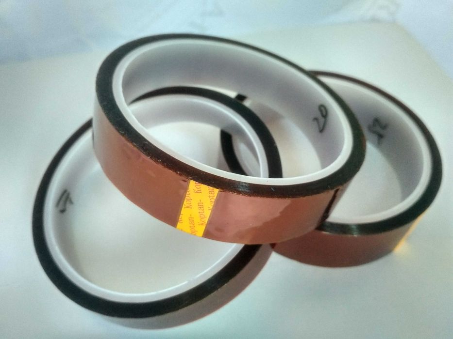 Каптон (термостойкий скотч)  15 / 20 / 25 мм.