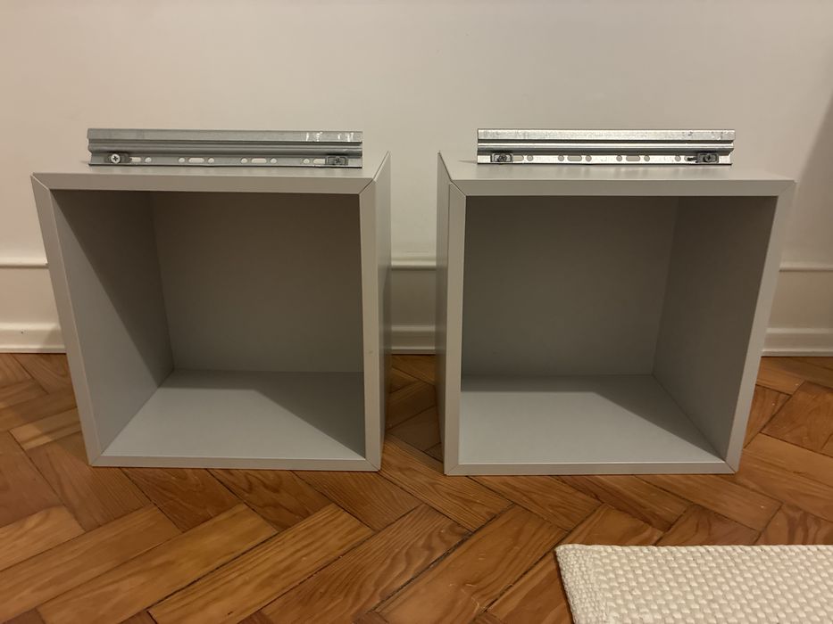 2 Modulos EKET 35x25x35 cinzentos