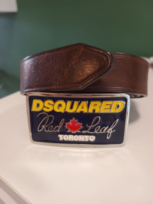 Pasek skórzany z klamrą  Dsquared2