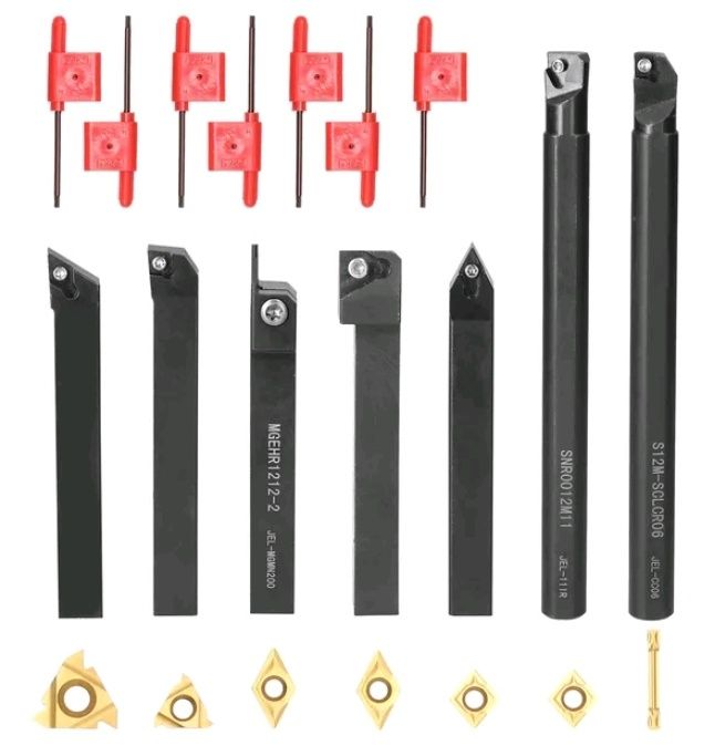 Conjunto 7 Ferros de 12mm p/ Torno