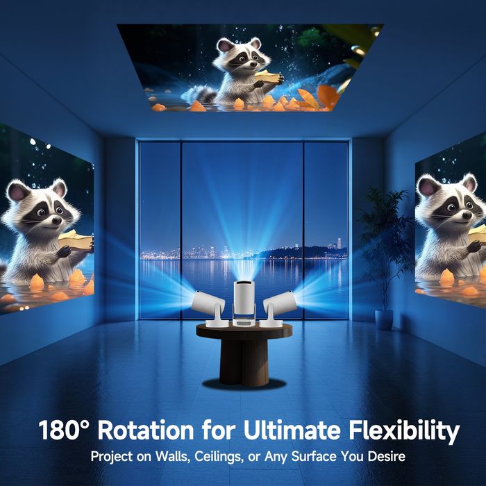 Projektor HY300 PRO+  Netflix Nowy Ulepszony Model Idealny prezent
11