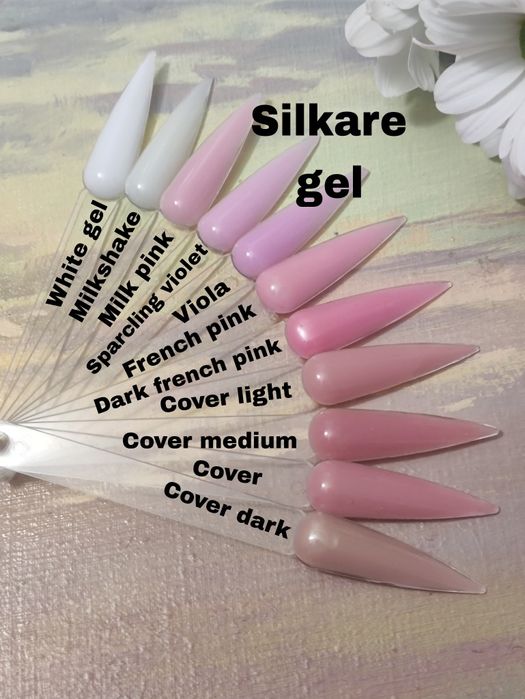 Гель для наращивания ногтей Silkare ( Силкар) польша.