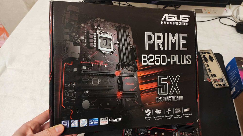 Материнська плата Asus prime b250-plus s1151