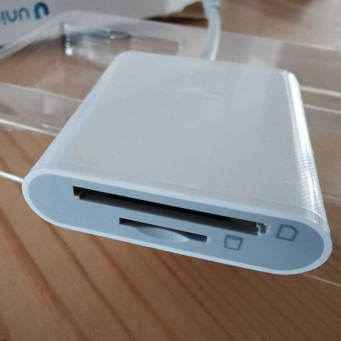 SD-Card Reader for Apple IPX / Leitor cartōes SD & TF para iPhone IPX