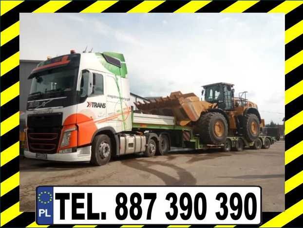 Usługi niskopodwoziem maszyny budowlane rolnicze leśne wozidło spych..