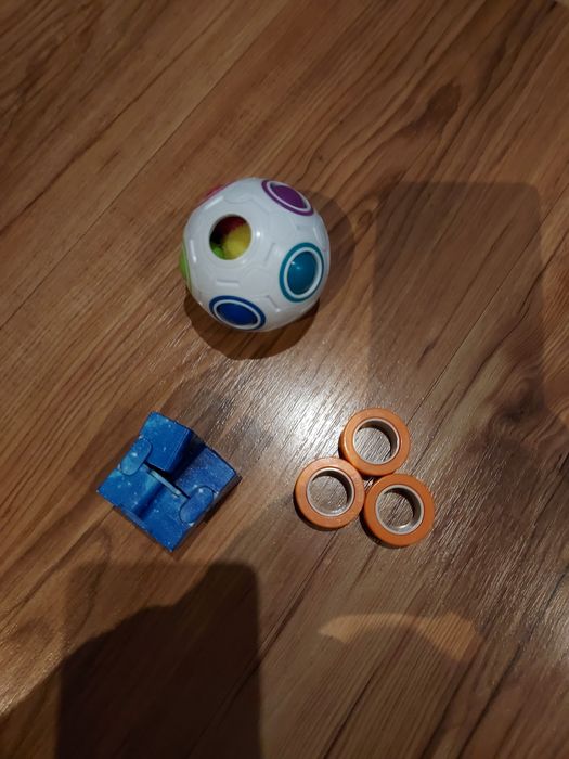 Figet Toys - zestaw - breaker, rings, kostka