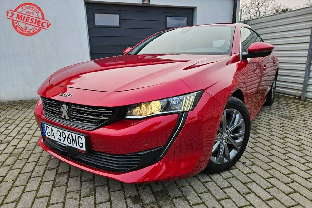 Peugeot 508 1.5 HDi 130KM BEZWYPADEK bdb wyposażony MANUAL sedan ZADBANY