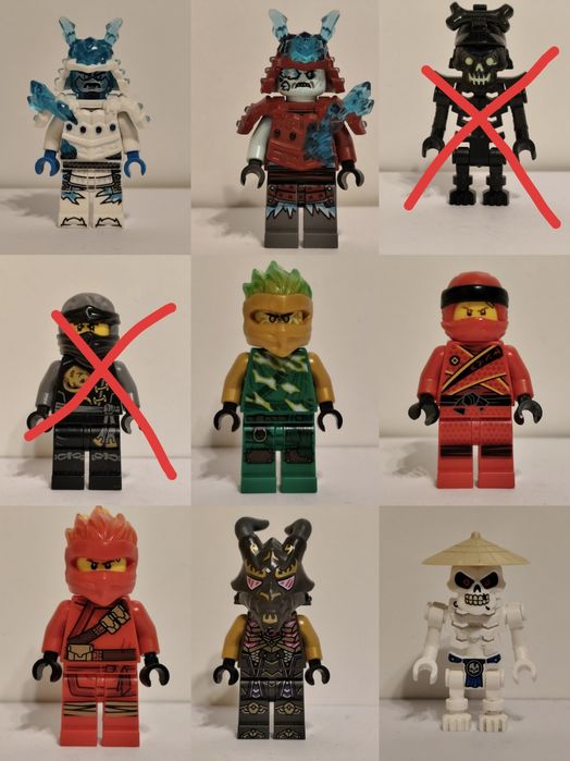 LEGO Ninjago figurki OPIS