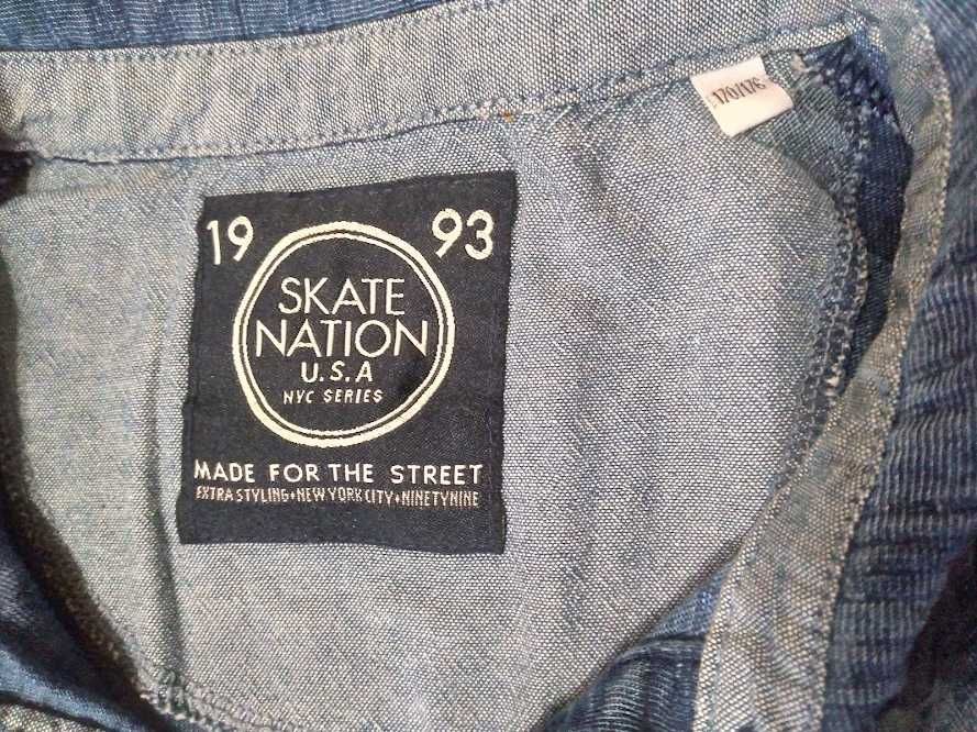 Стильна поло-футболка c&a "skate nation" (р. 170/176) — 100% бавовна