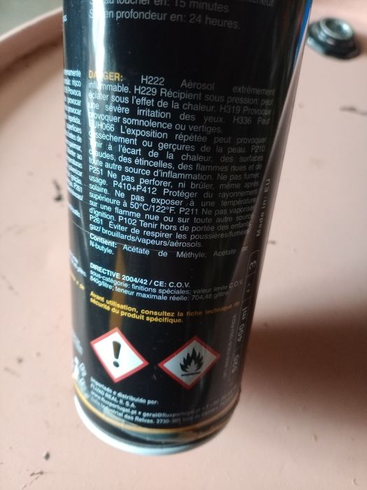 Tinta spray alumínio