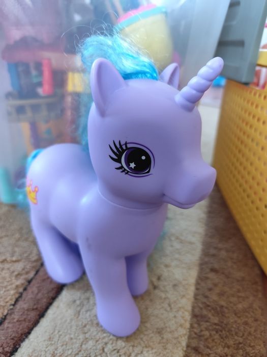 Duży kucyk pony fioletowy