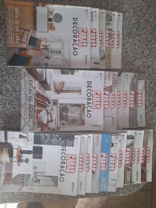 Revistas da caras-decoração