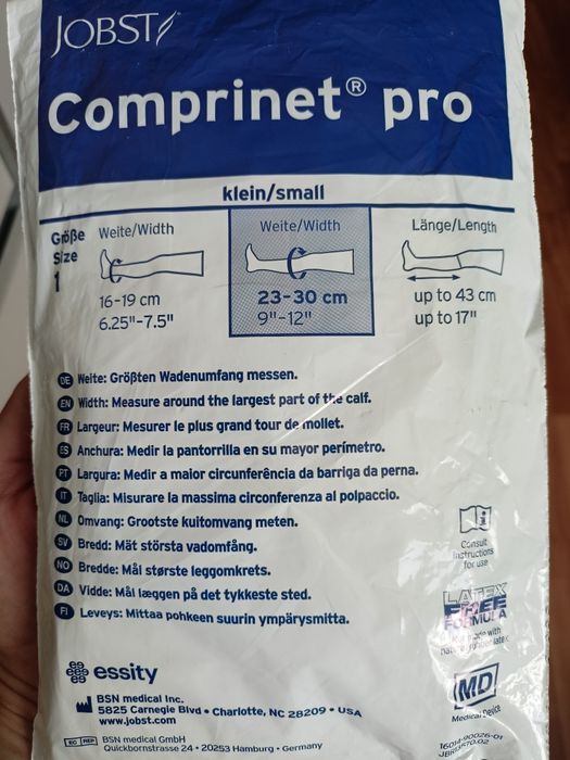 Компресійні чулки розмір 1