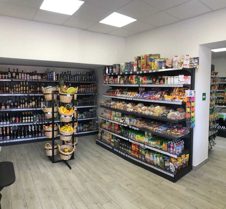 Торгове обладнання, стелажі торгові для магазину