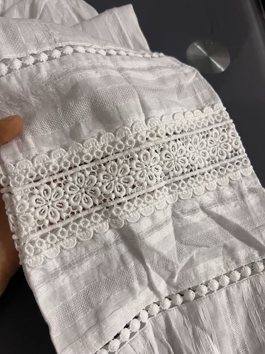 Вишиванка нова біла 46 р