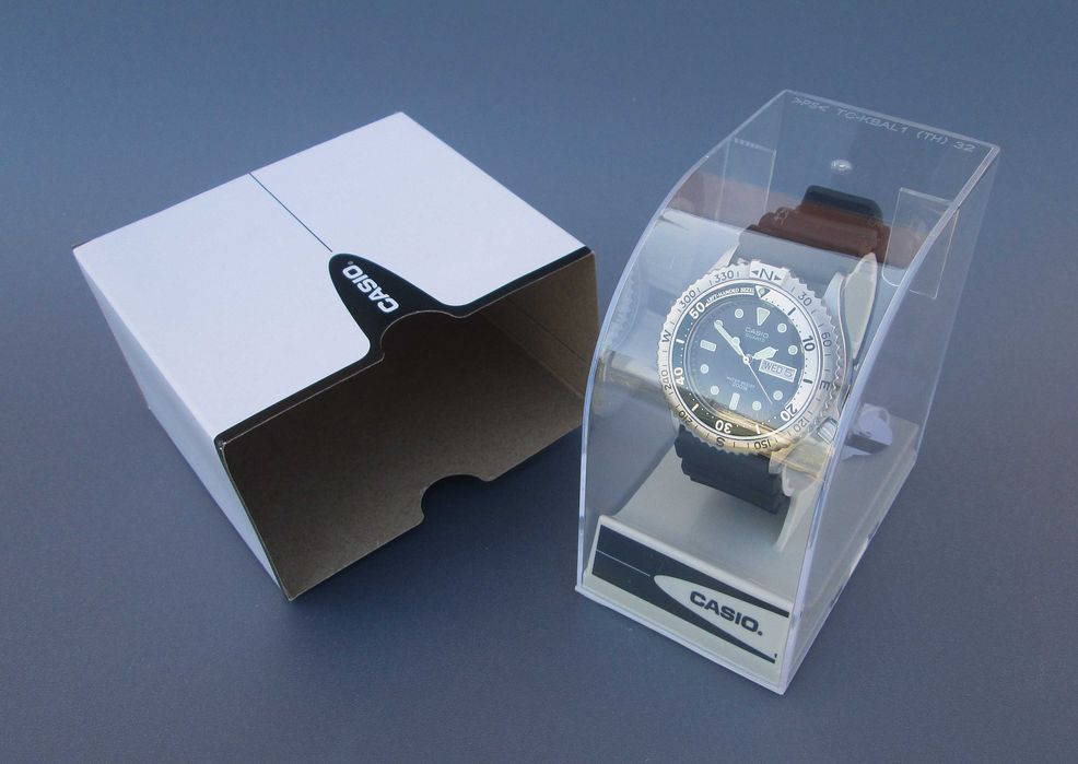 CASIO MD-708 Relógio de Mergulho em AÇO INOX - NOVO Stock Antigo 1989