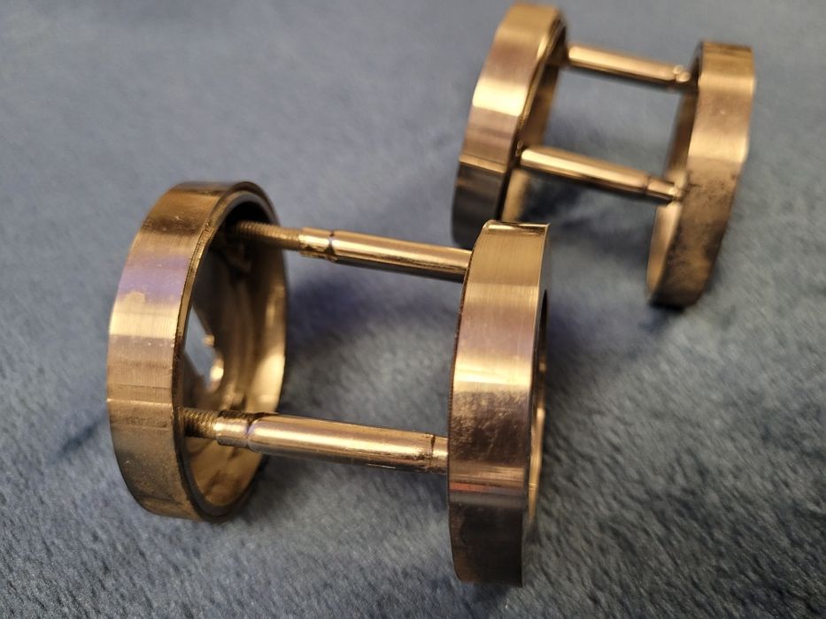 Szyld okrągły, rozeta satyna 2 kpl