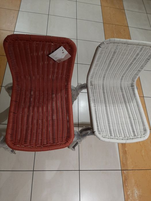Krzesło pokojowe do domu ogrodu ratanowe nowe