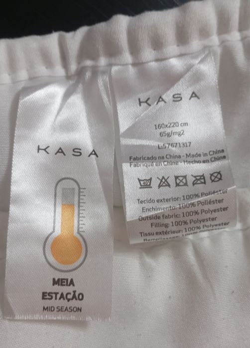 Edredon para cama solteiro com 2 capas + 1 lençol