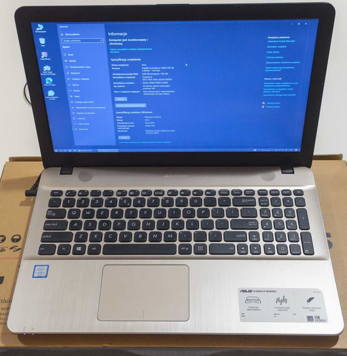 Laptop ASUS R541UA-DM1287D i3-7100U/8GB/1TB/DVD FHD