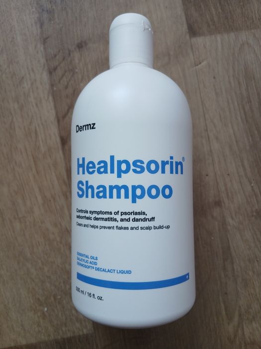 Szampon do Włosów DERMZ Healpsorin 500 ml Łuszczyca ŁZS AZS Skóra Wrażliwa