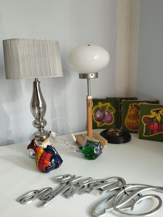 Komplet pięknych lamp stojacych
