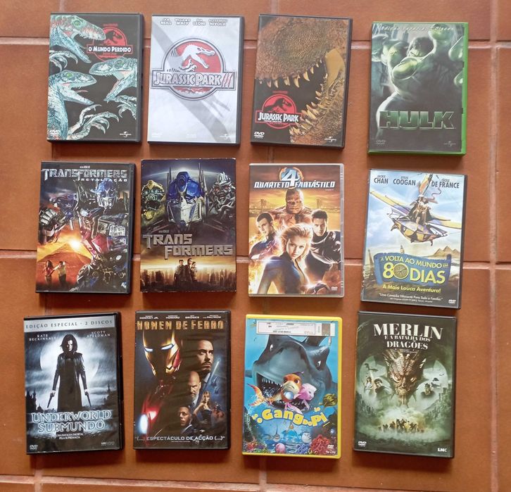 DVDs in excellent condition — Buy 4 and get 1 free or free shipping