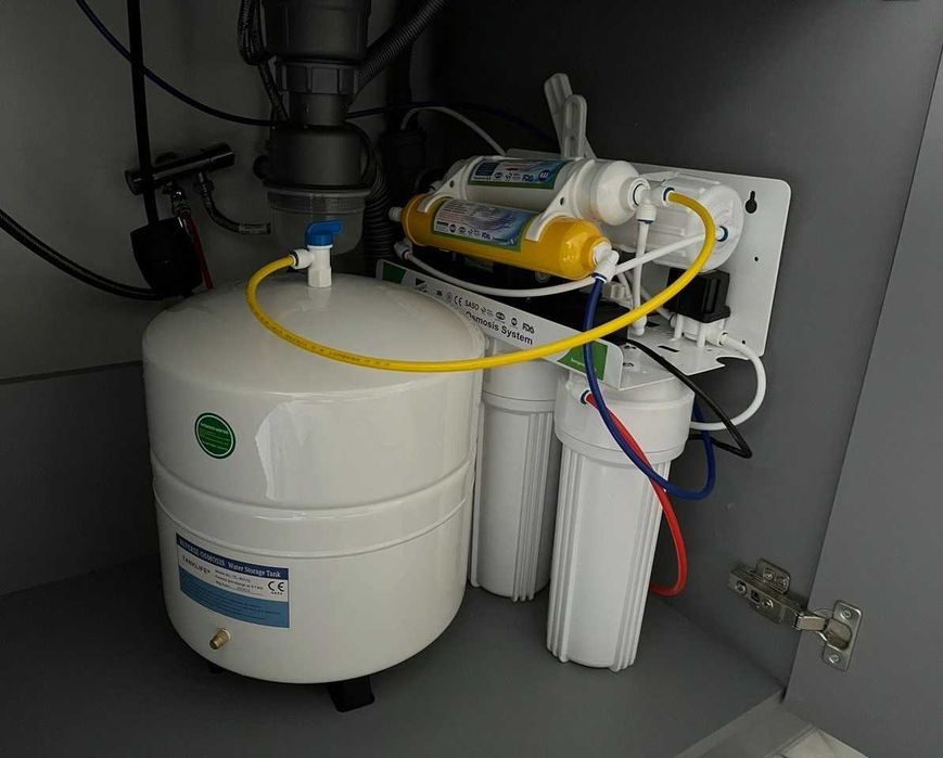 Зворотний осмос з помпою і мінералізатором фільтр води преміум Італія