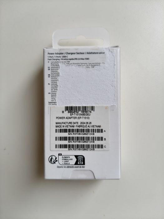 Power Adapter Samsung 15w