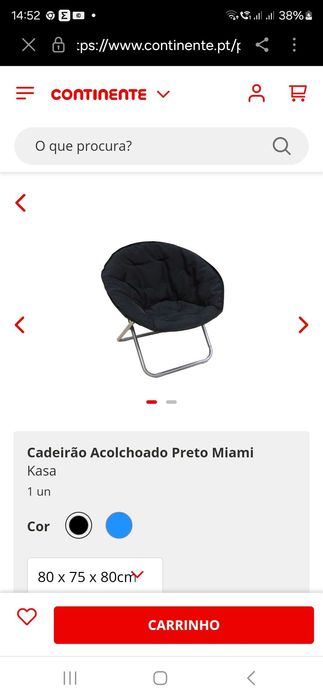 Cadeirão poltrona preta