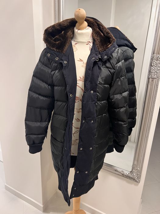 Acne studios kurtka puchowa damska pikowana czarna 34 Xs płaszcz