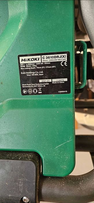 Piła stołowa Hikoki 36v i 230V