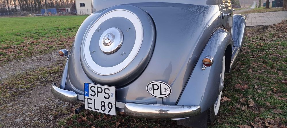 MERCEDES 170 V  benzyna 1939 r, piękny oryginalny stan ,w136,