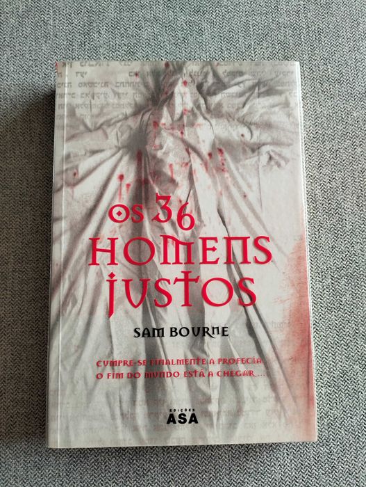Livro "Os 36 Homens Justos" de Sam Bourne