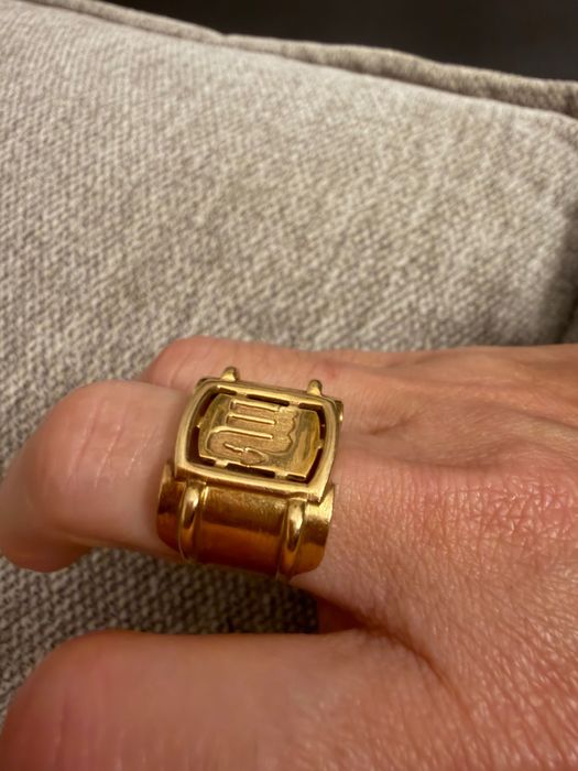 Anel ouro maciço belíssimo