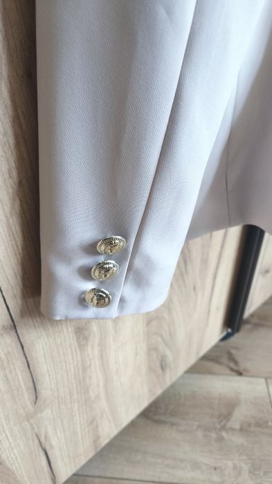 Marynarka żakiet Edan polski producent beż rozmiar L/40