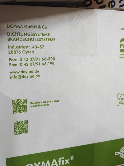 Doyma przejscie scienne pompa ciepla, monoblok,