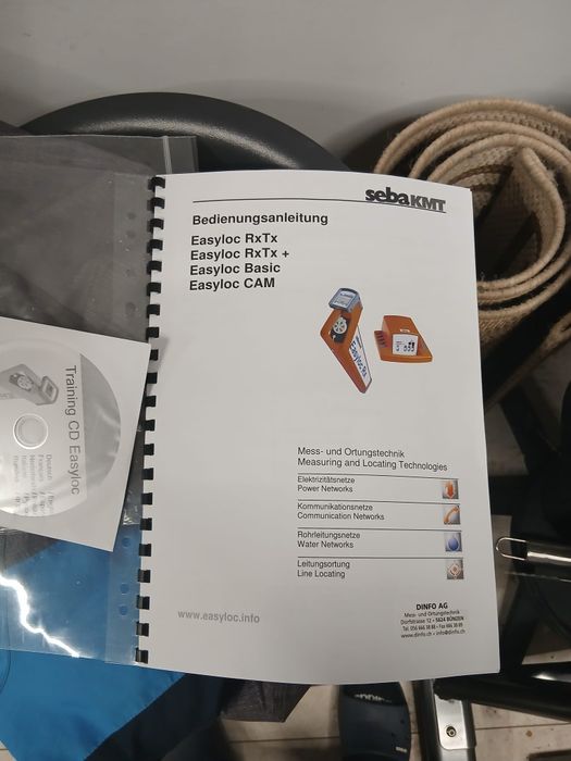 Seba KMT Easyloc RX- sprzęt do wykrywania kabli i rur w ziemi