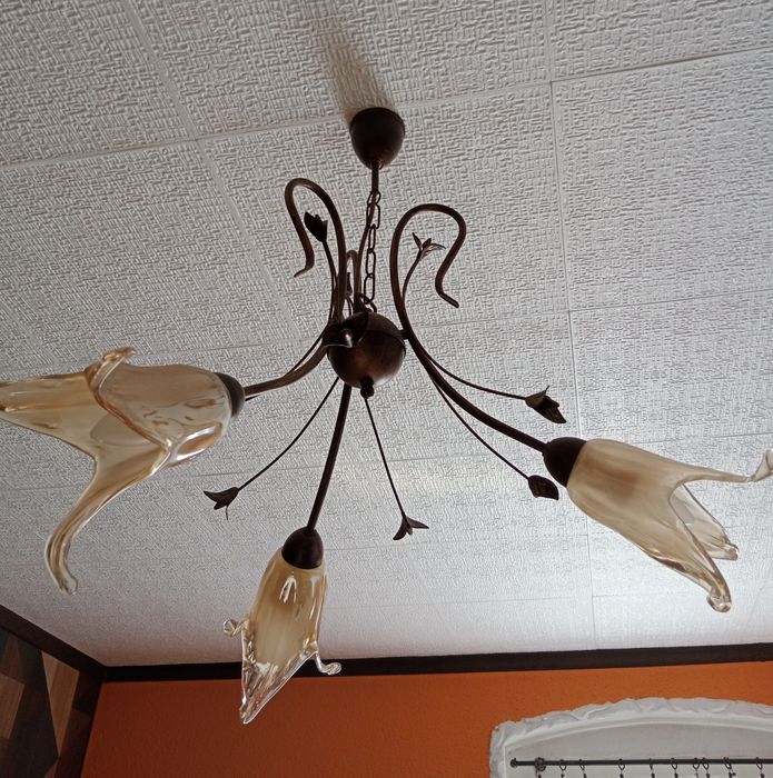 Lampa, żyrandol plus kinkiet