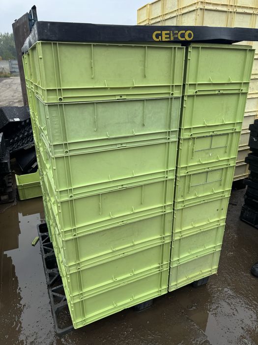 Skrzynki plastikowe 60x40x20 i inne rozmiary,palety i skrzyniopalety