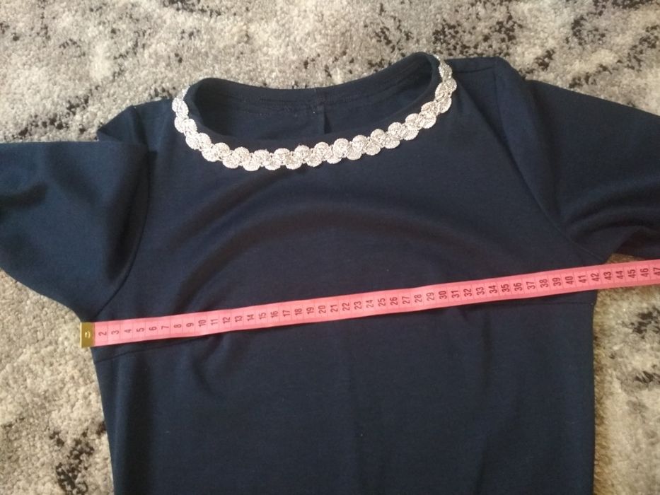 Жіноче синє плаття