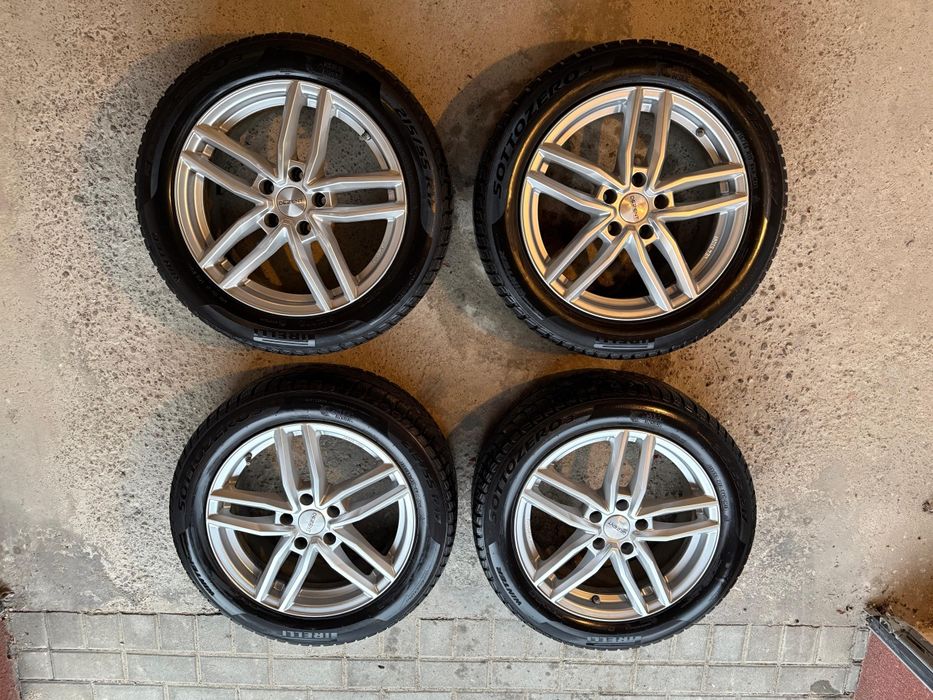 Komplet kół Dezent VW Arteon, Passat, Golf 17 cali, Pirelli Sotozero3