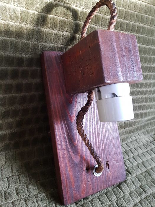 Kinkiet Loft, retro, nad obraz, lustro