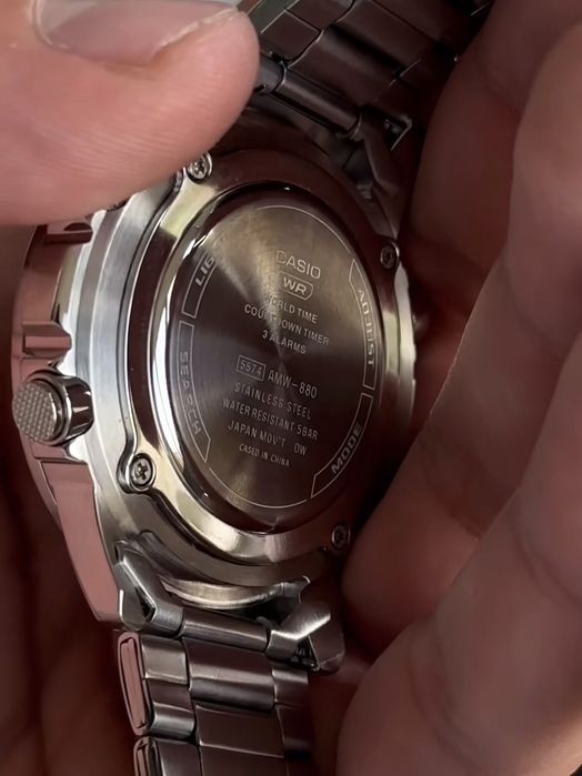 ОРИГІНАЛ! Годинник Casio ILLUMINATOR AMW-880D-1AVEF Наручний Чоловічий