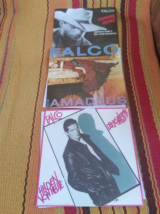 Falco-Trzy 7"Single winylowe razem, jeden pakiet