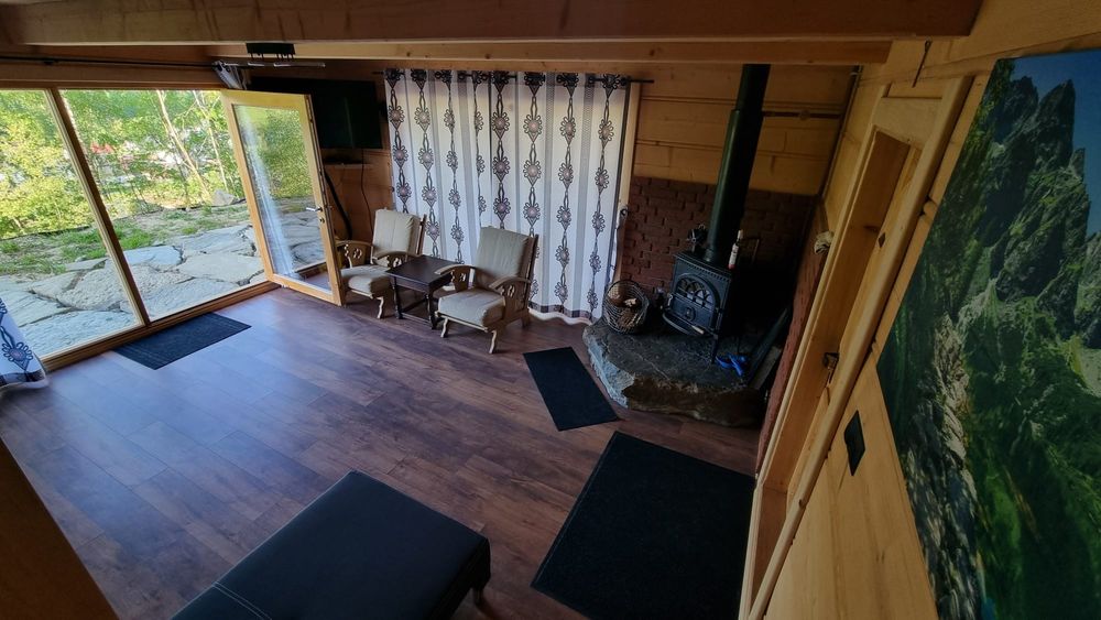 Domek na zboczu w Gorcach