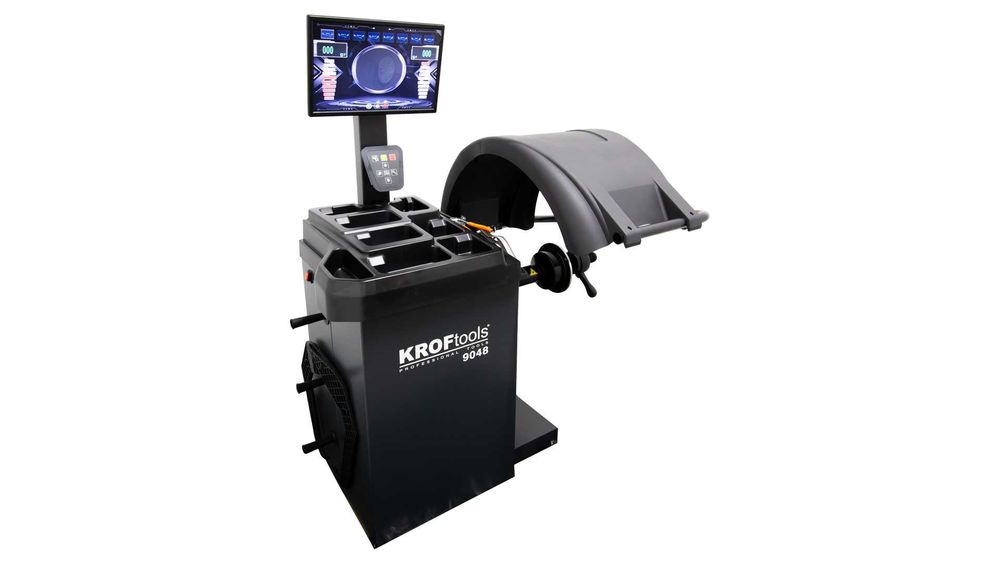 Máquina Calibrar Pneus Automática c/ Laser e Ecrã LCD KROFTOOLS   JR19