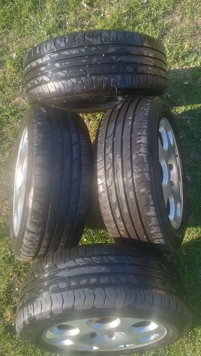 Felgi aluminiowe koła 205/55 R16 opony Continental